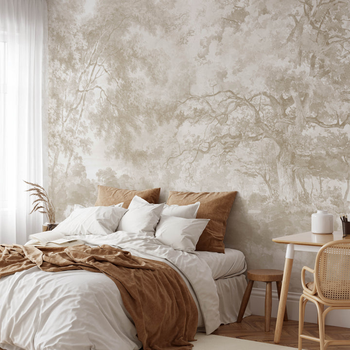 Antique Country Charm Wallpaper Mural