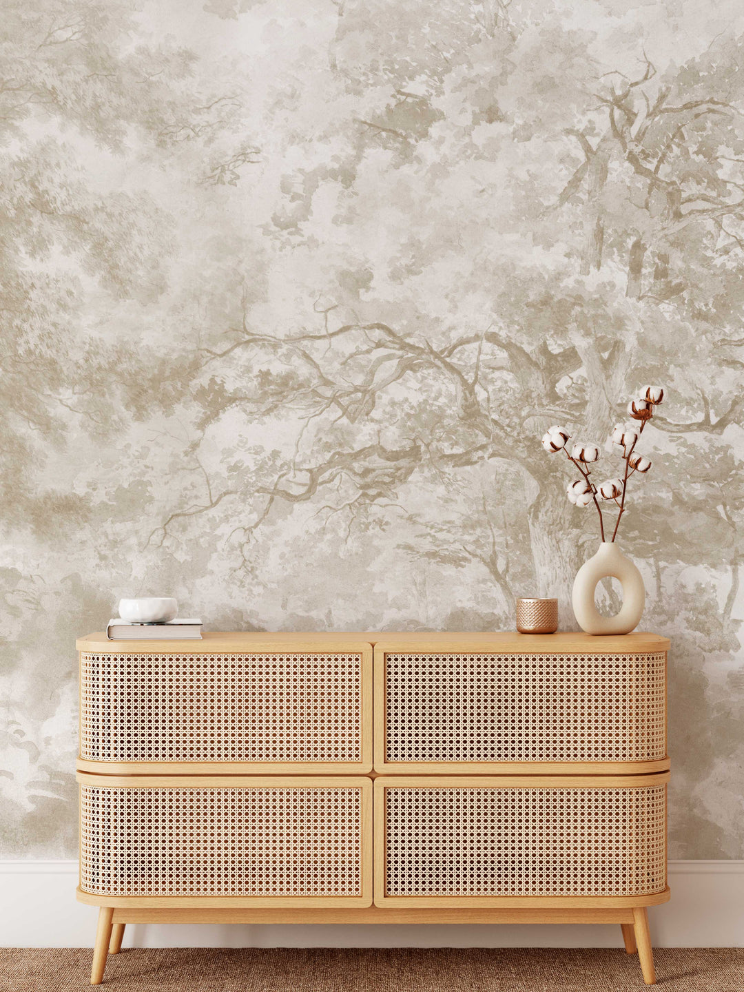 Antique Country Charm Wallpaper Mural