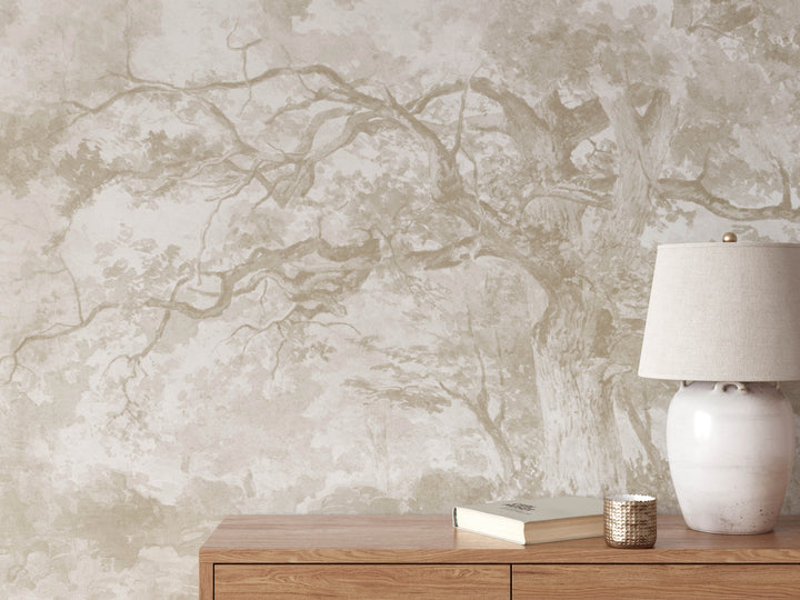 Antique Country Charm Wallpaper Mural
