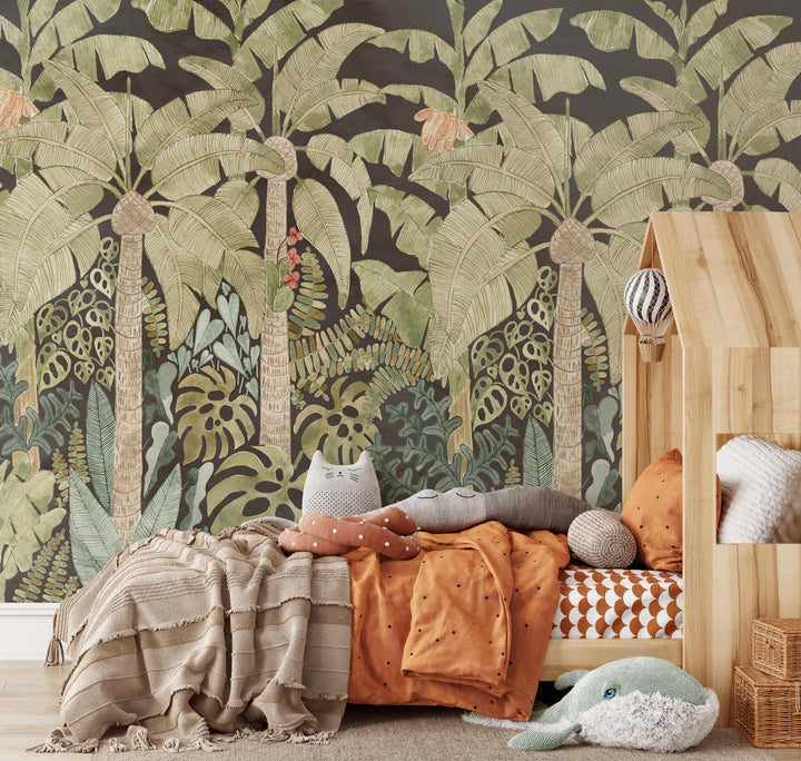 Mural Selva Oscura de Plátano y Coco