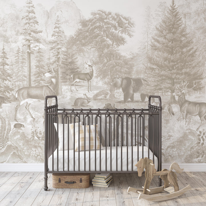 Deep in the Woods Mural - Color Tan