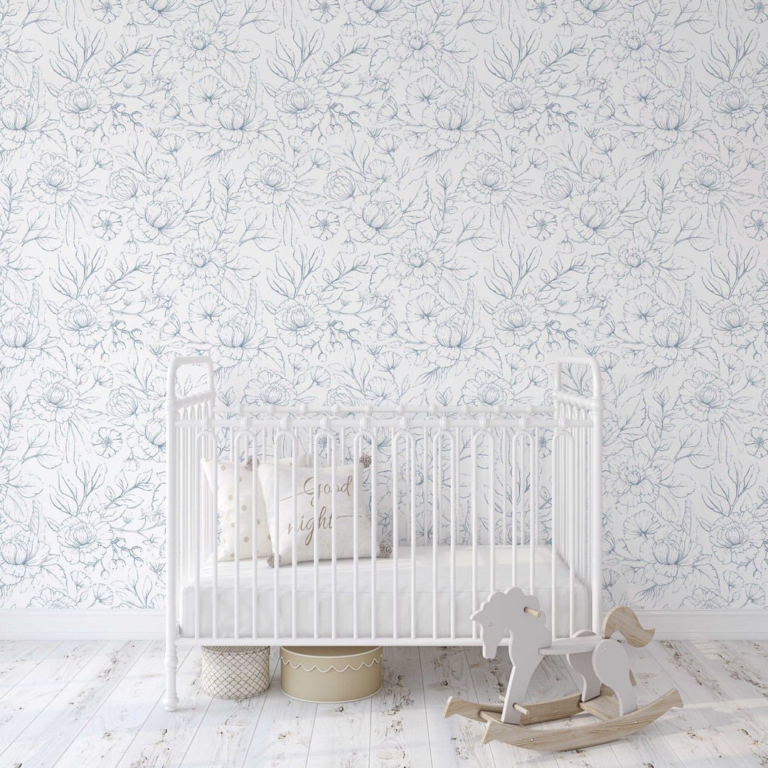 Boho Minimalist Rose Wallpaper