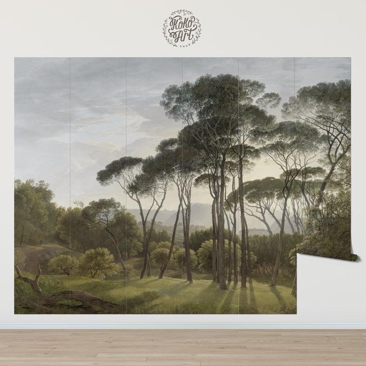 Italian Landscape Mural