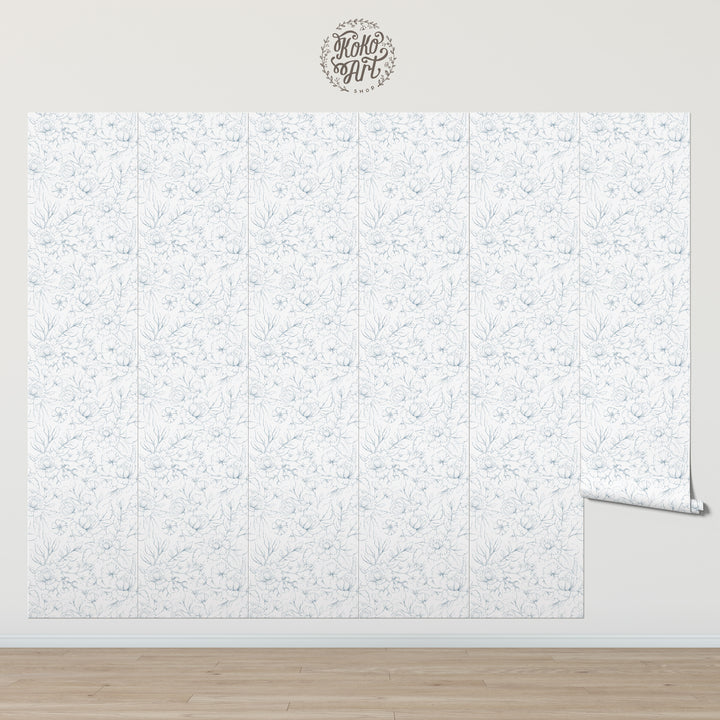 Boho Minimalist Rose Wallpaper