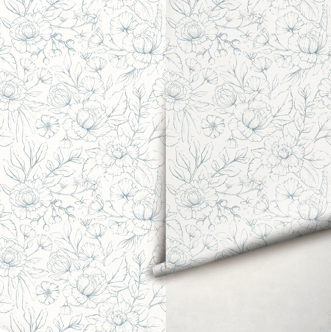 Boho Minimalist Rose Wallpaper