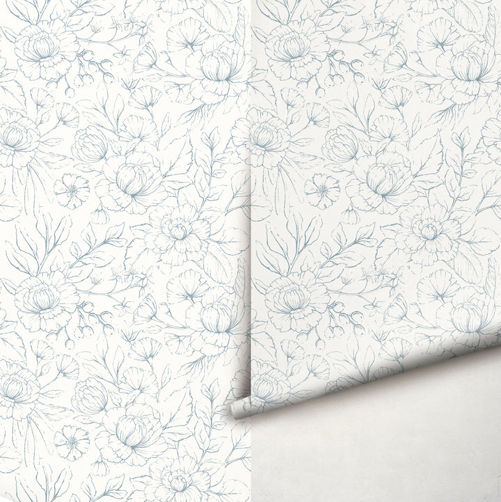 Boho Minimalist Rose Wallpaper