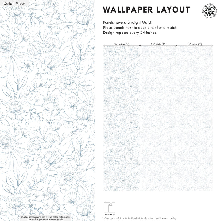 Boho Minimalist Rose Wallpaper