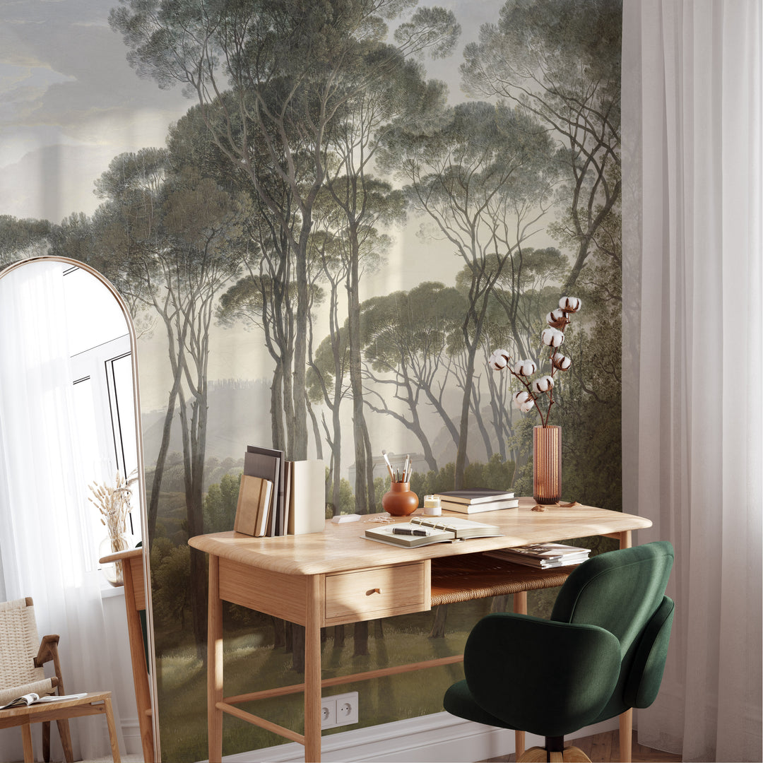 Italian Landscape Mural