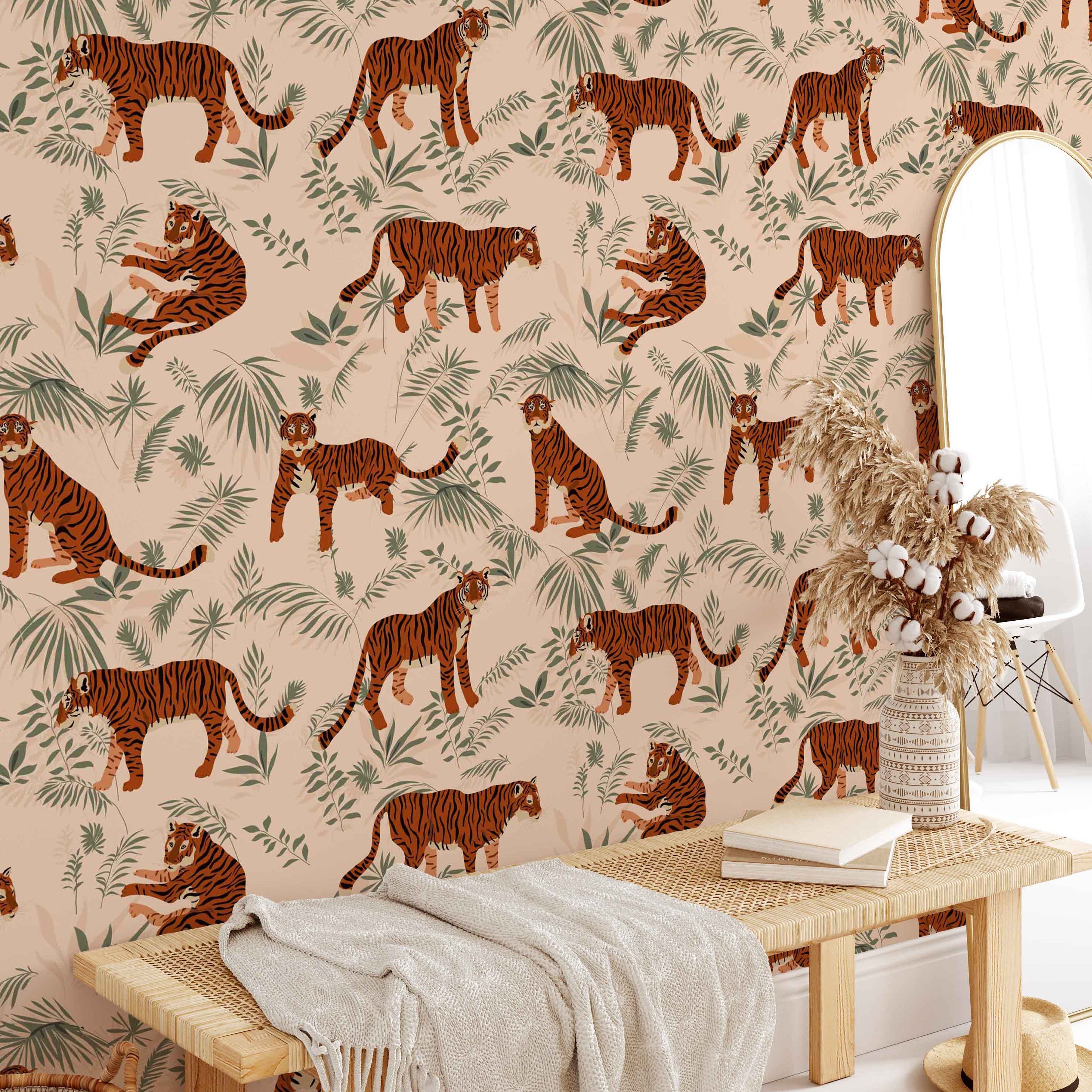 wallpaper with tigers on