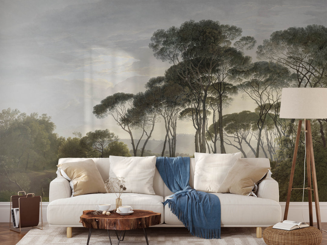 Italian Landscape Mural
