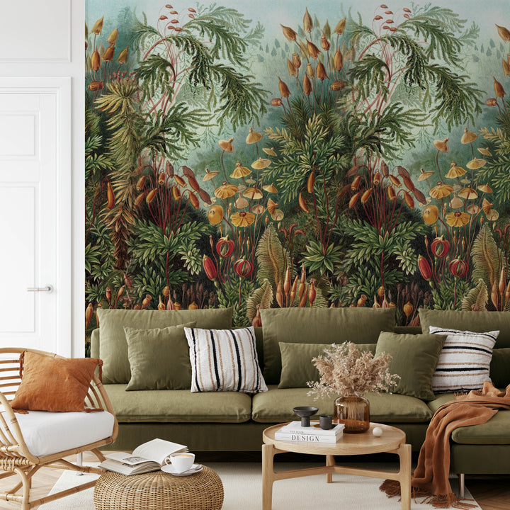 Tropical Antique Wallpaper Mural