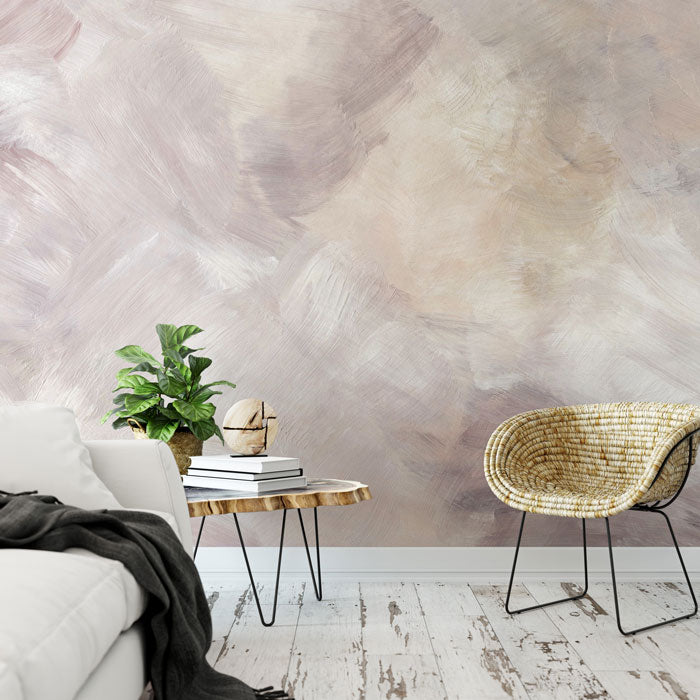 Soft Blush Mural