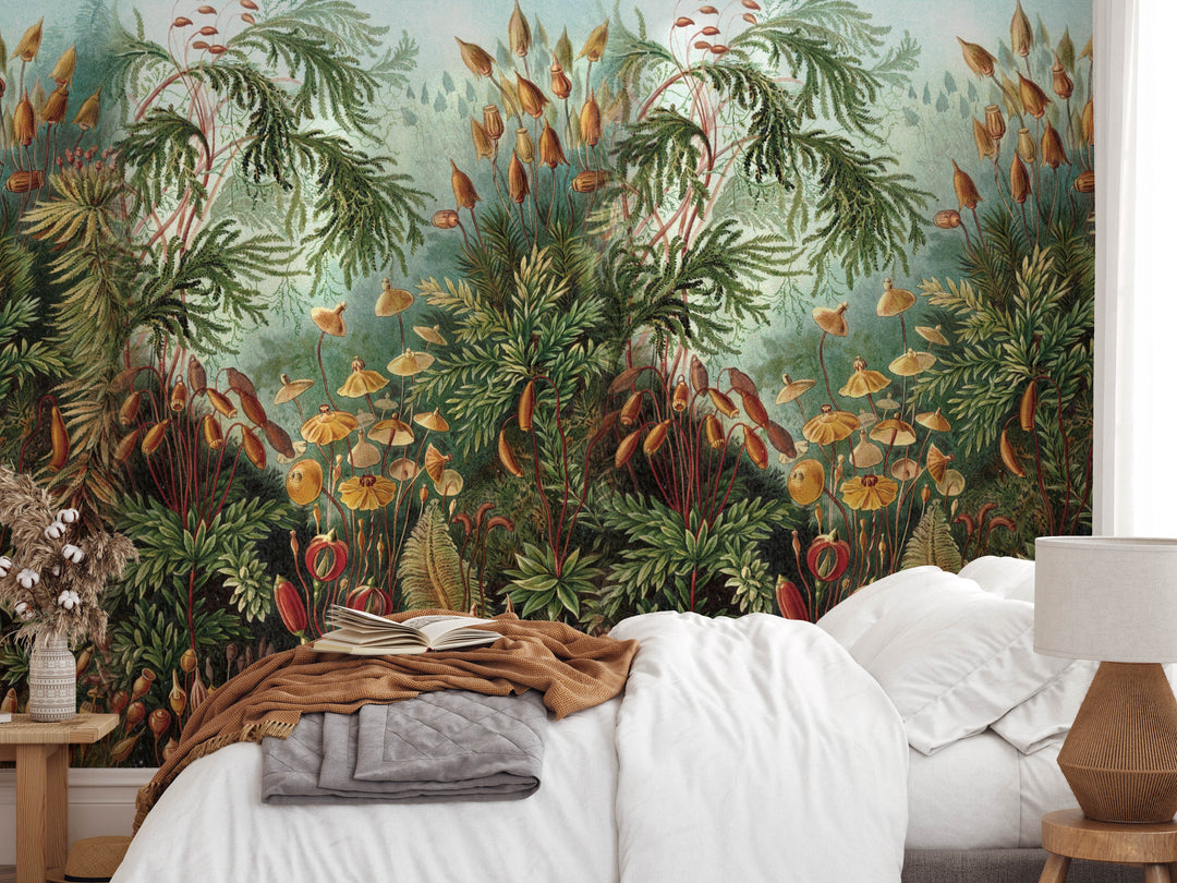 Tropical Antique Wallpaper Mural