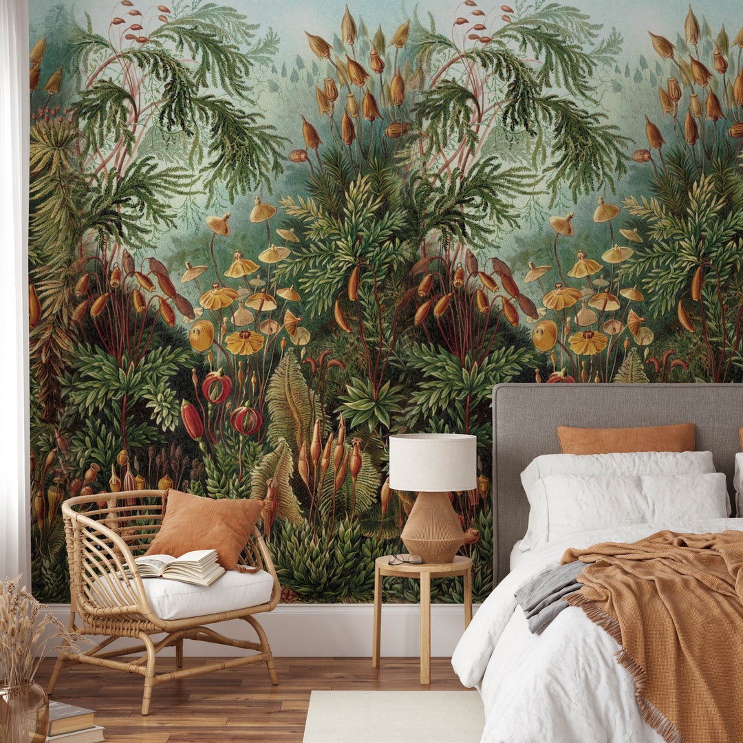 Tropical Antique Wallpaper Mural