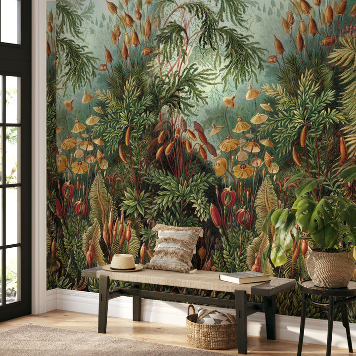 Tropical Antique Wallpaper Mural
