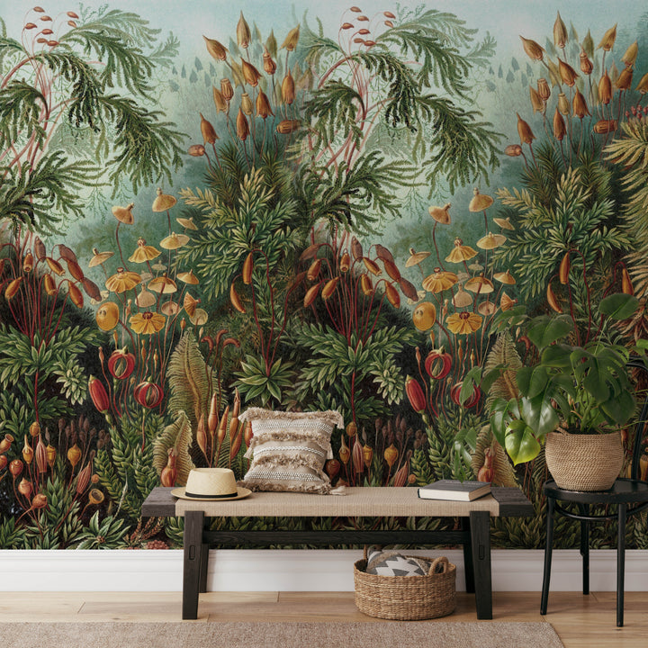 Tropical Antique Wallpaper Mural