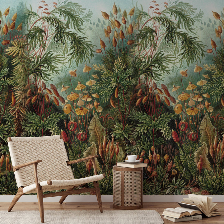 Tropical Antique Wallpaper Mural