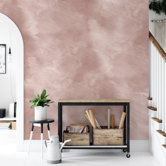 Mauve Dust Minimalist Wallpaper Mural