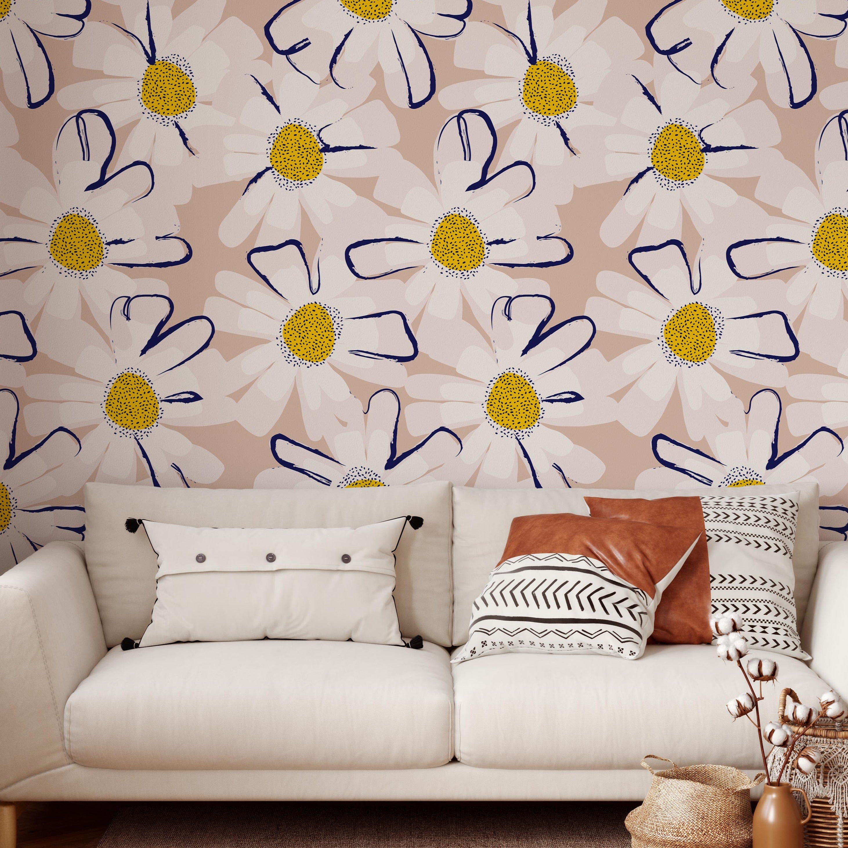 *Daisy*様 Big Artsy Daisy Mural – Koko Art Shop