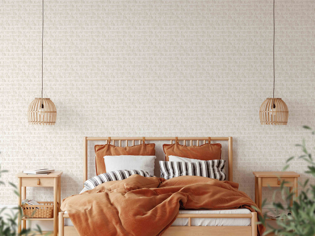 Paint Brush Dotted in Sand Wallpaper