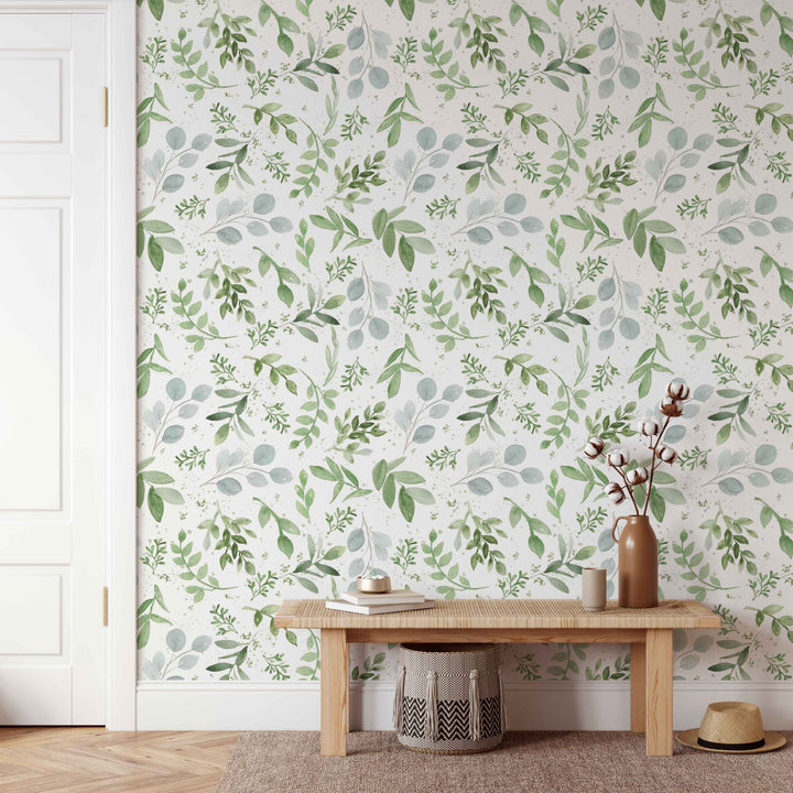 Papel pintado tropical infantil