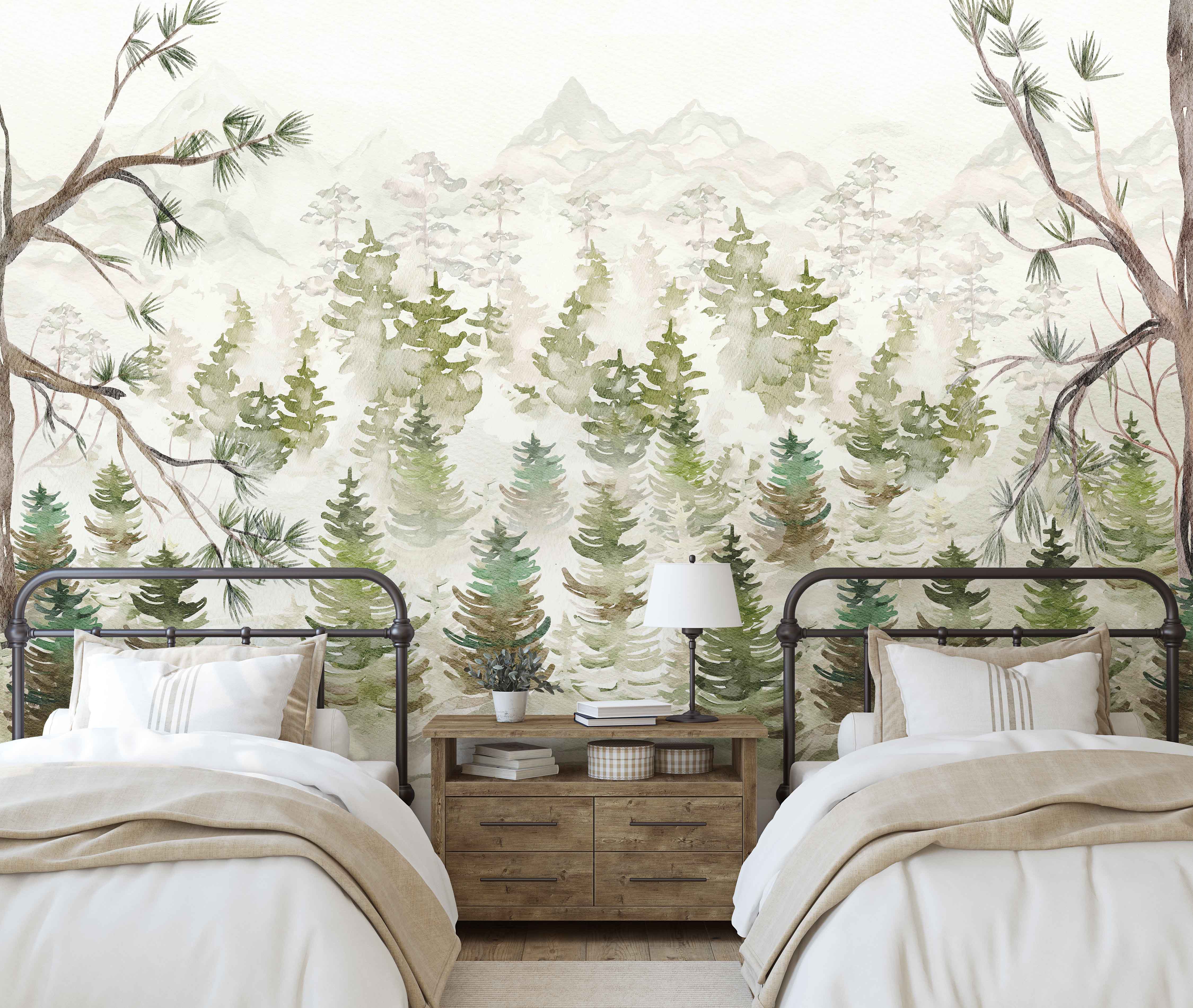 Landscape Forest Mural – Koko Art Shop