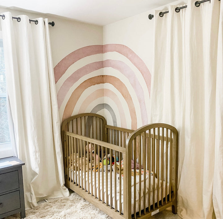 Sweet Neutral Boho Rainbow Decal