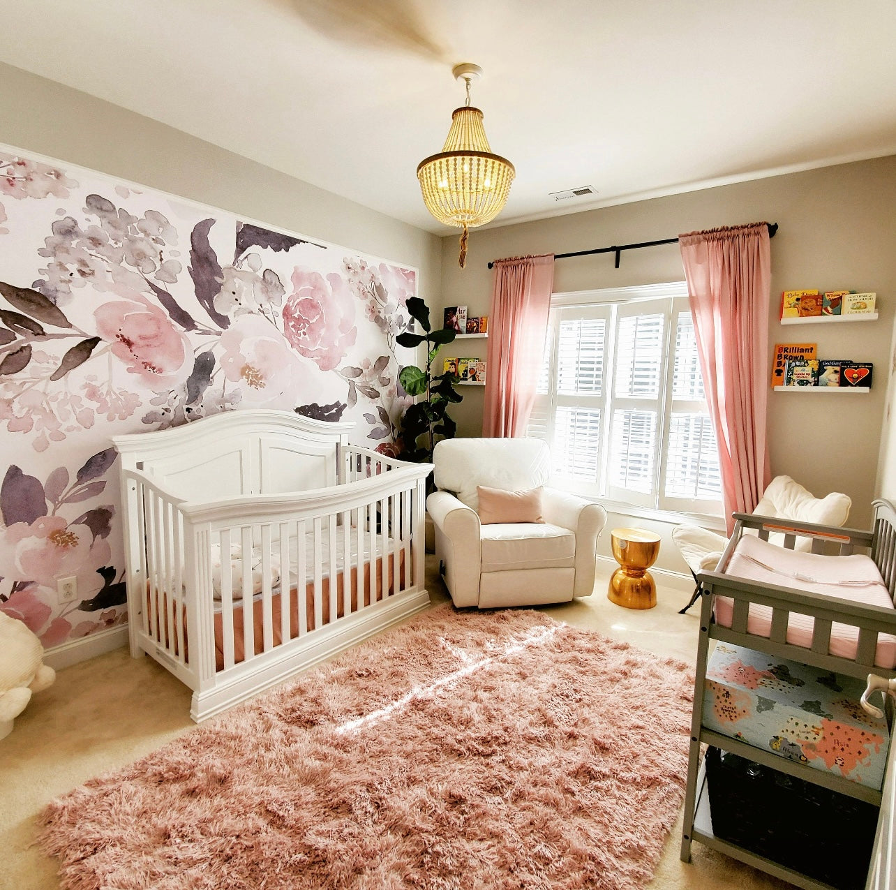Baby Girl Nursery Ideas Pink And Brown
