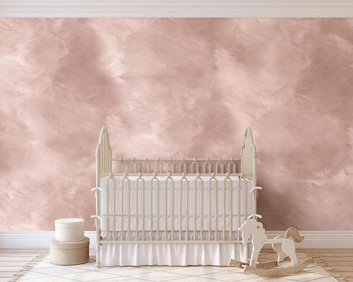 Mauve Dust Minimalist Wallpaper Mural