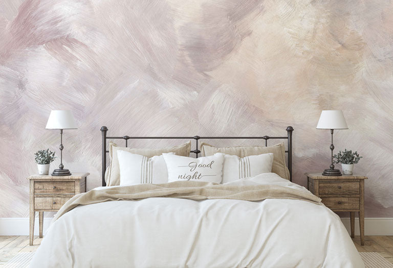 Soft Blush Mural