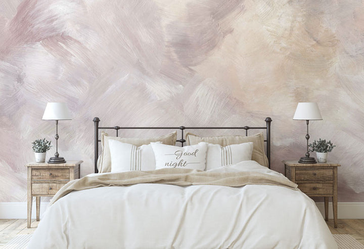 Soft Blush Mural