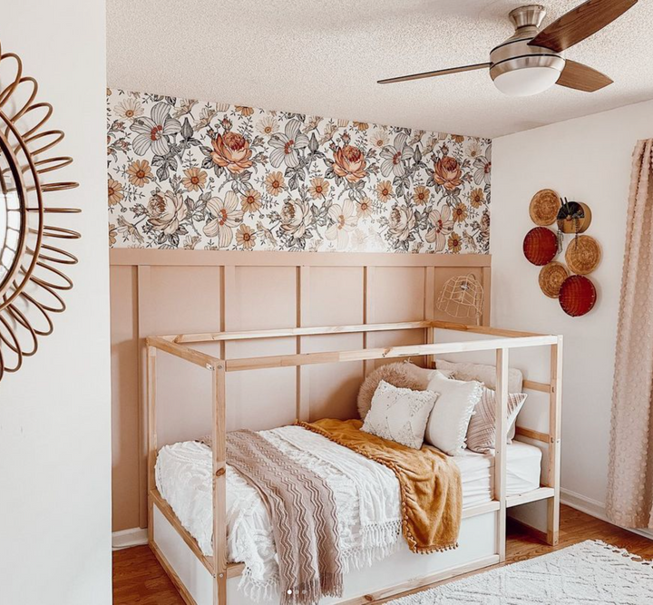 Vintage Floral Mural