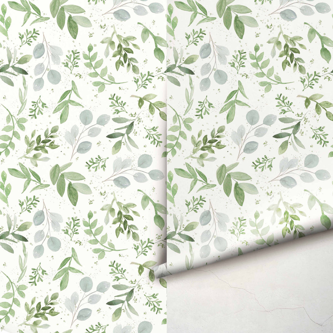 Papel pintado tropical infantil