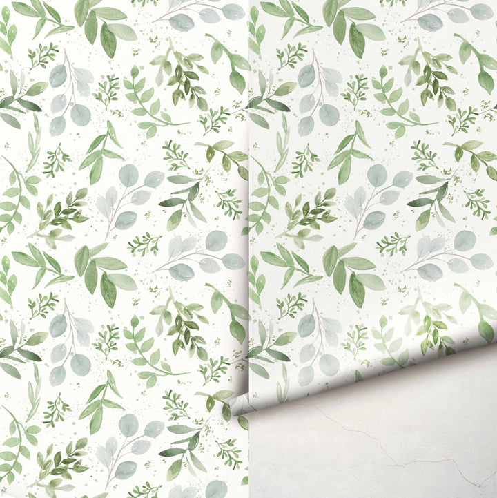 Papel pintado tropical infantil