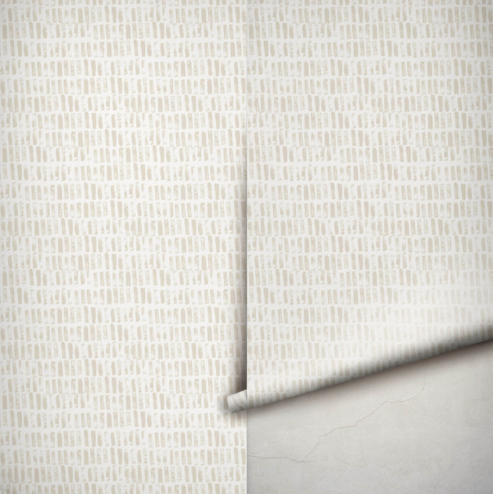 Paint Brush Dotted in Sand Wallpaper