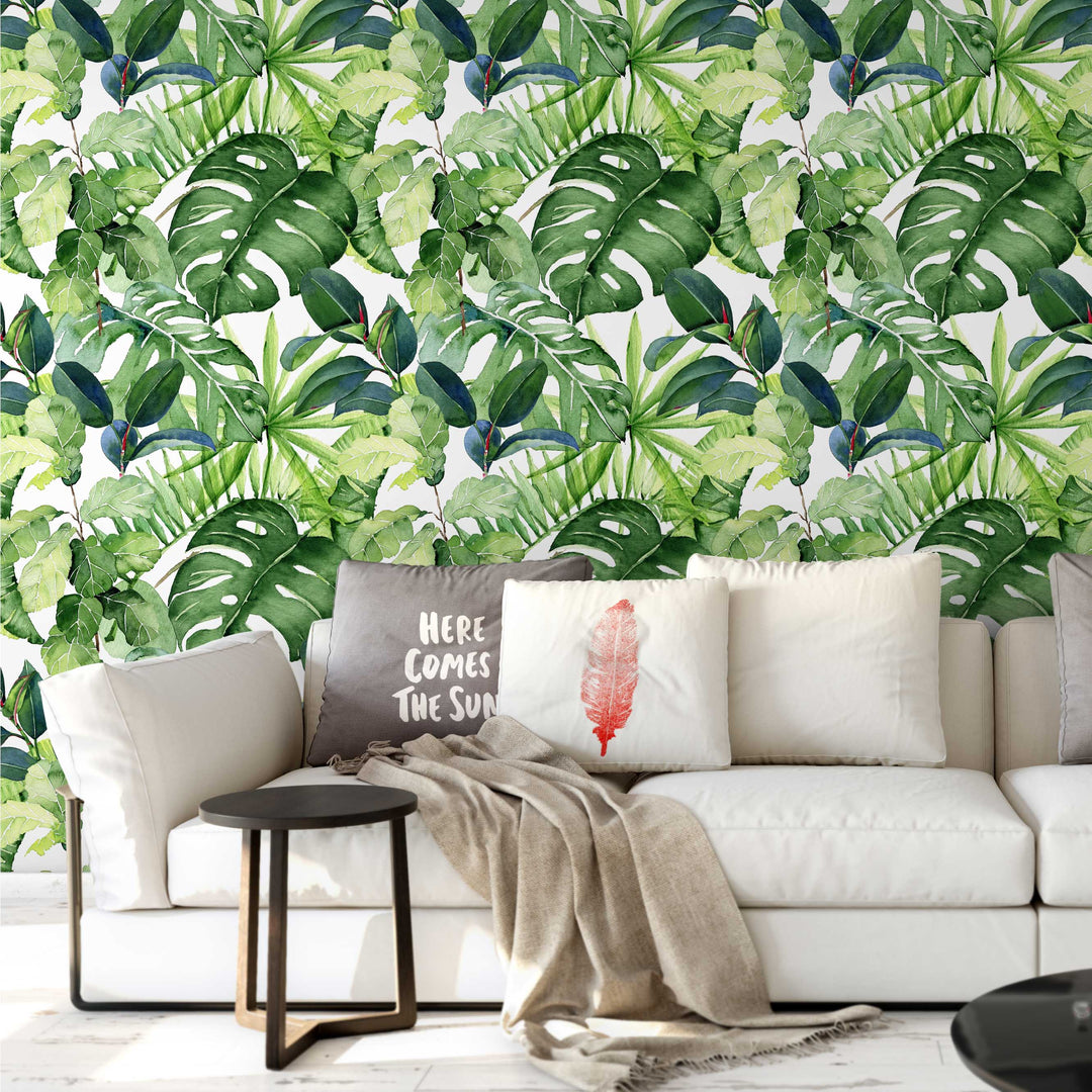 Follaje de la selva tropical