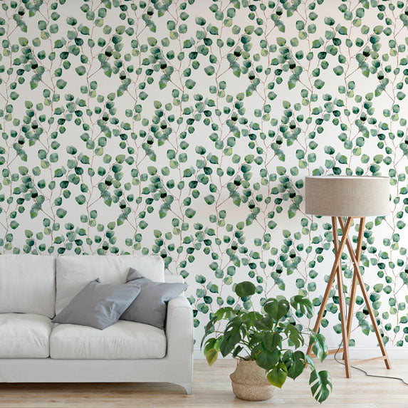 Papel pintado de eucalipto
