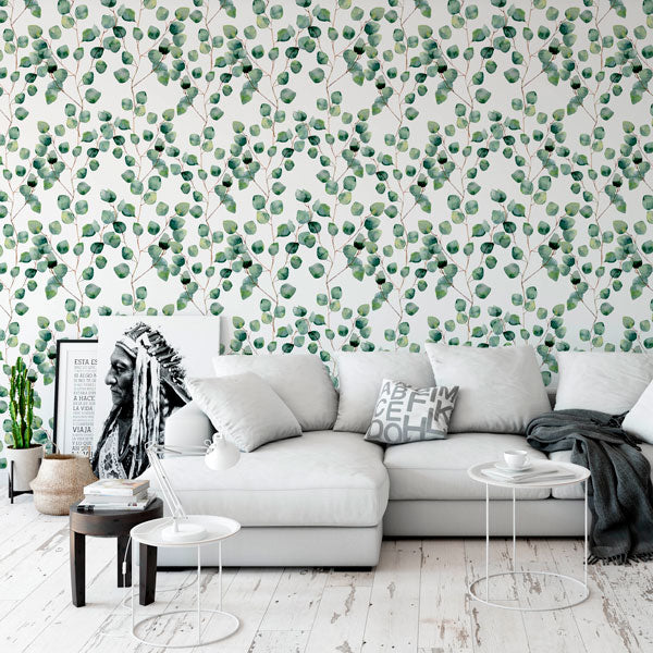 Papel pintado de eucalipto