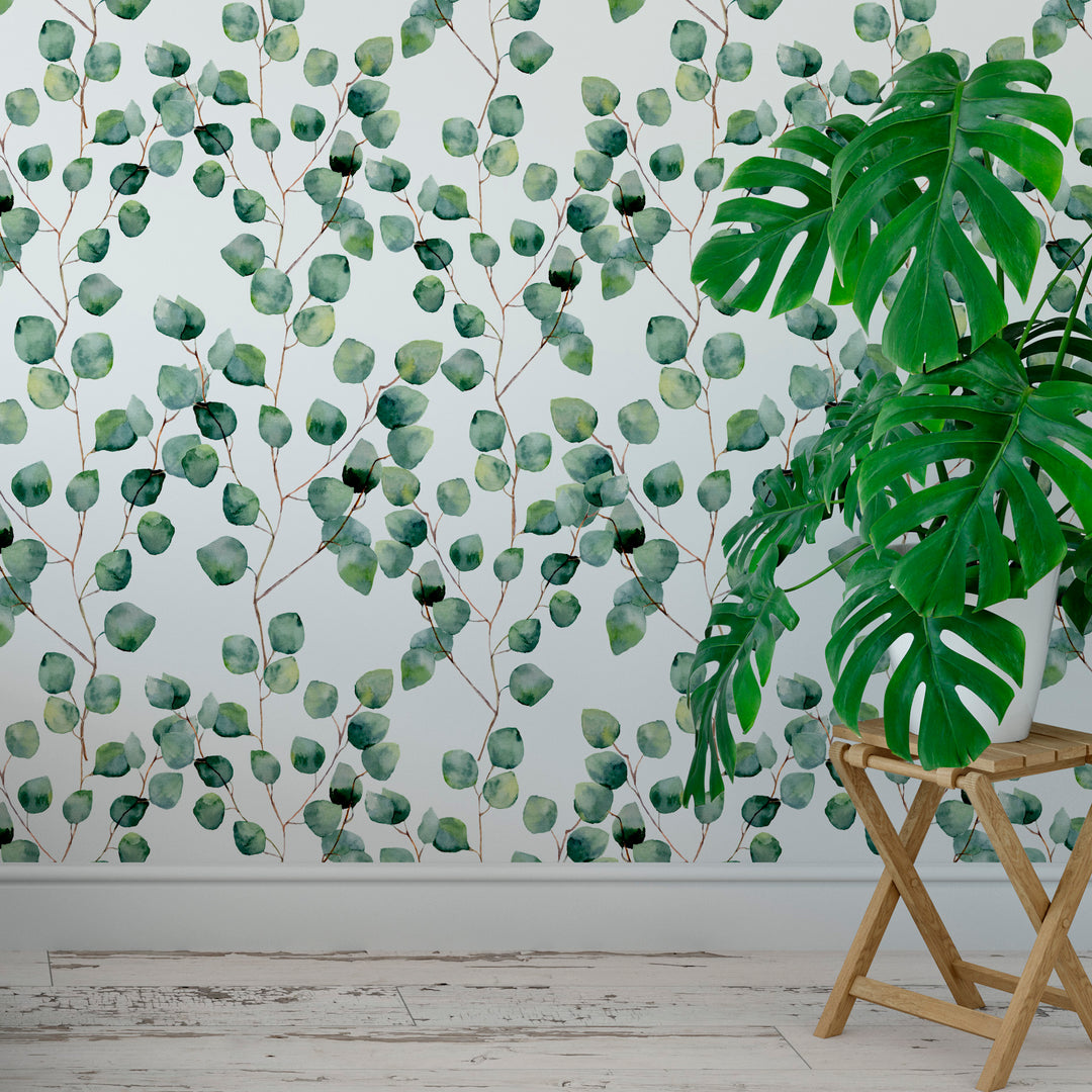 Papel pintado de eucalipto