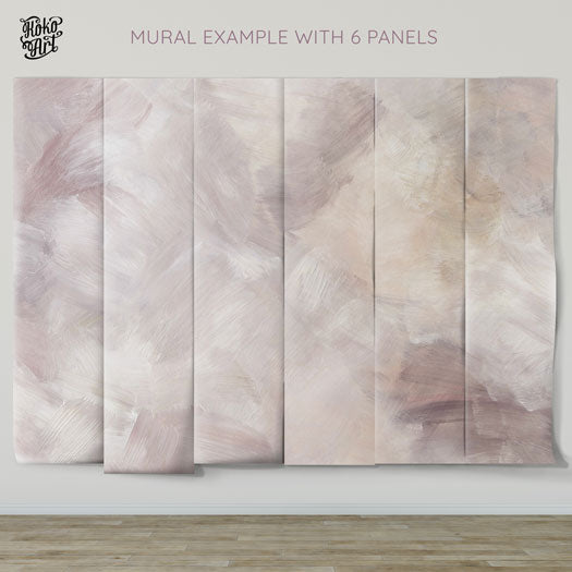 Soft Blush Mural