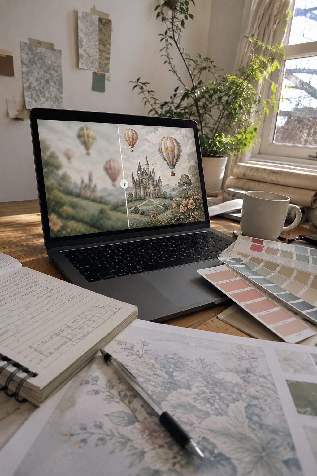 Can AI-Generated Artwork Be Printed as Wallpaper?
