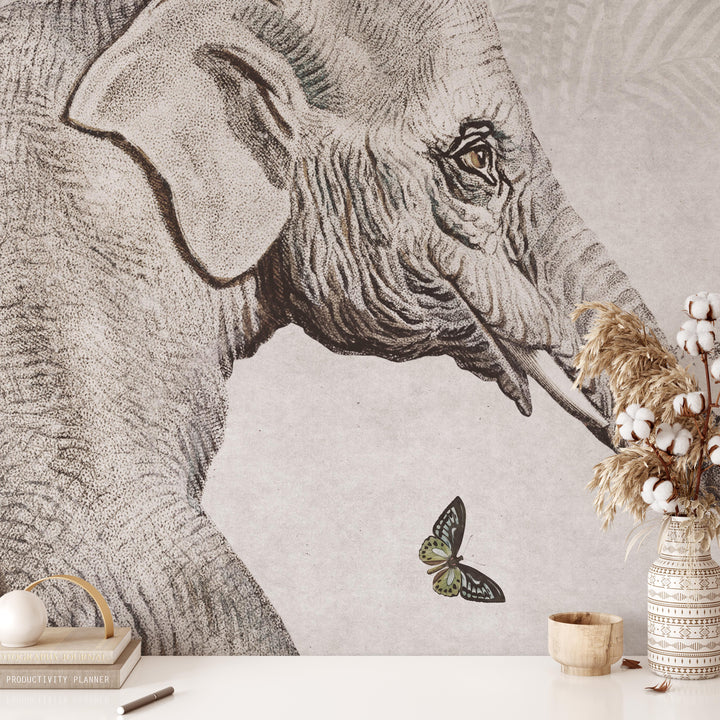 Vintage Safari Mural