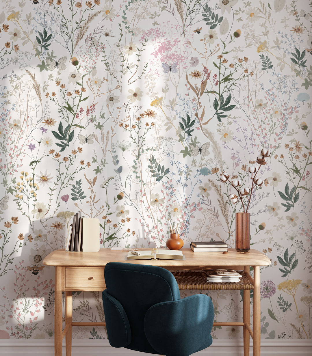 Agata Wild Flowers Mural