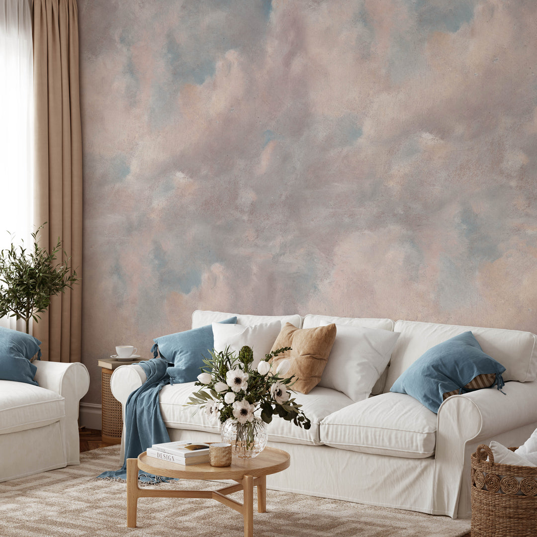 Sweet Dusk Clouds Wallpaper Mural