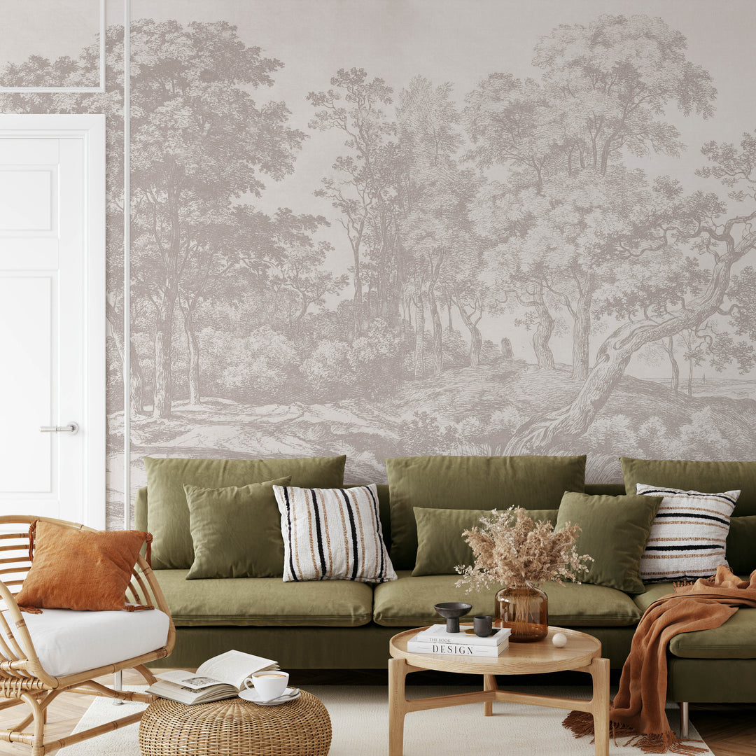 Vintage Forest Tapestry Wall Mural