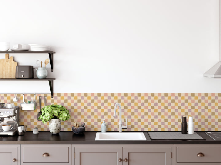 Paquete de pegatinas de vinilo con diseño de círculos bohemios para azulejos