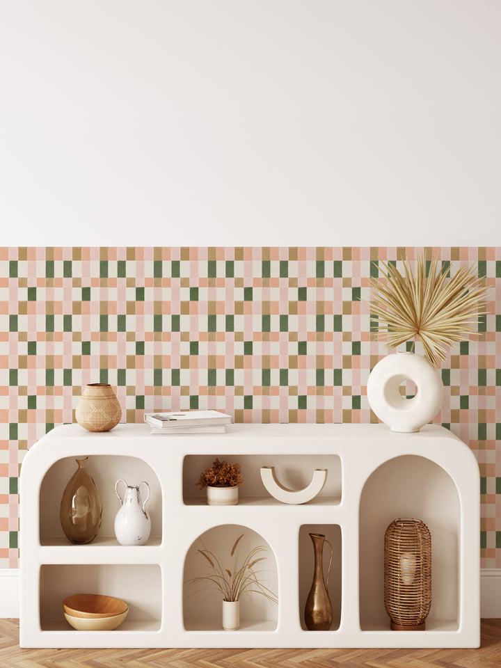 Paquete de pegatinas de vinilo con diseño de círculos bohemios para azulejos