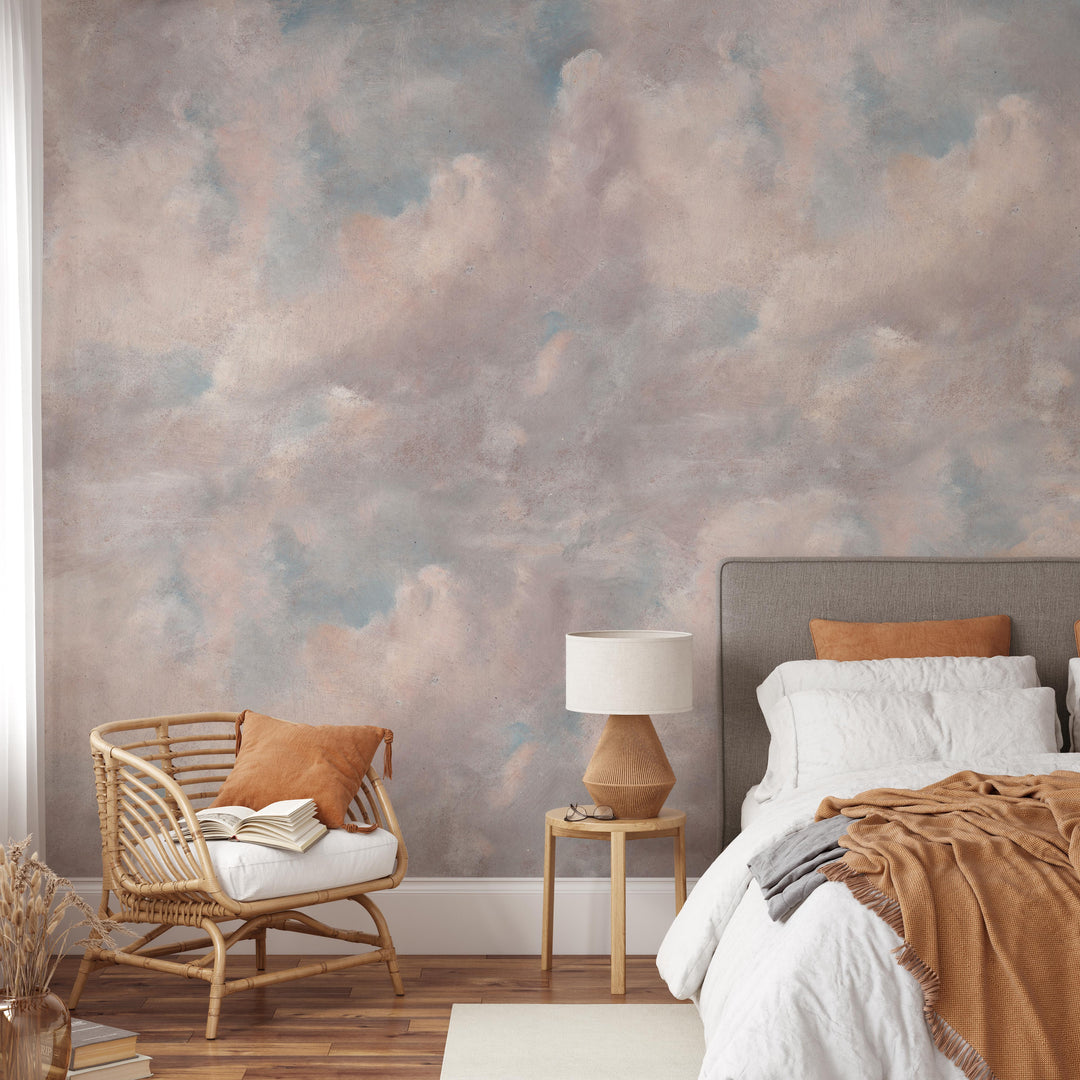 Sweet Dusk Clouds Wallpaper Mural