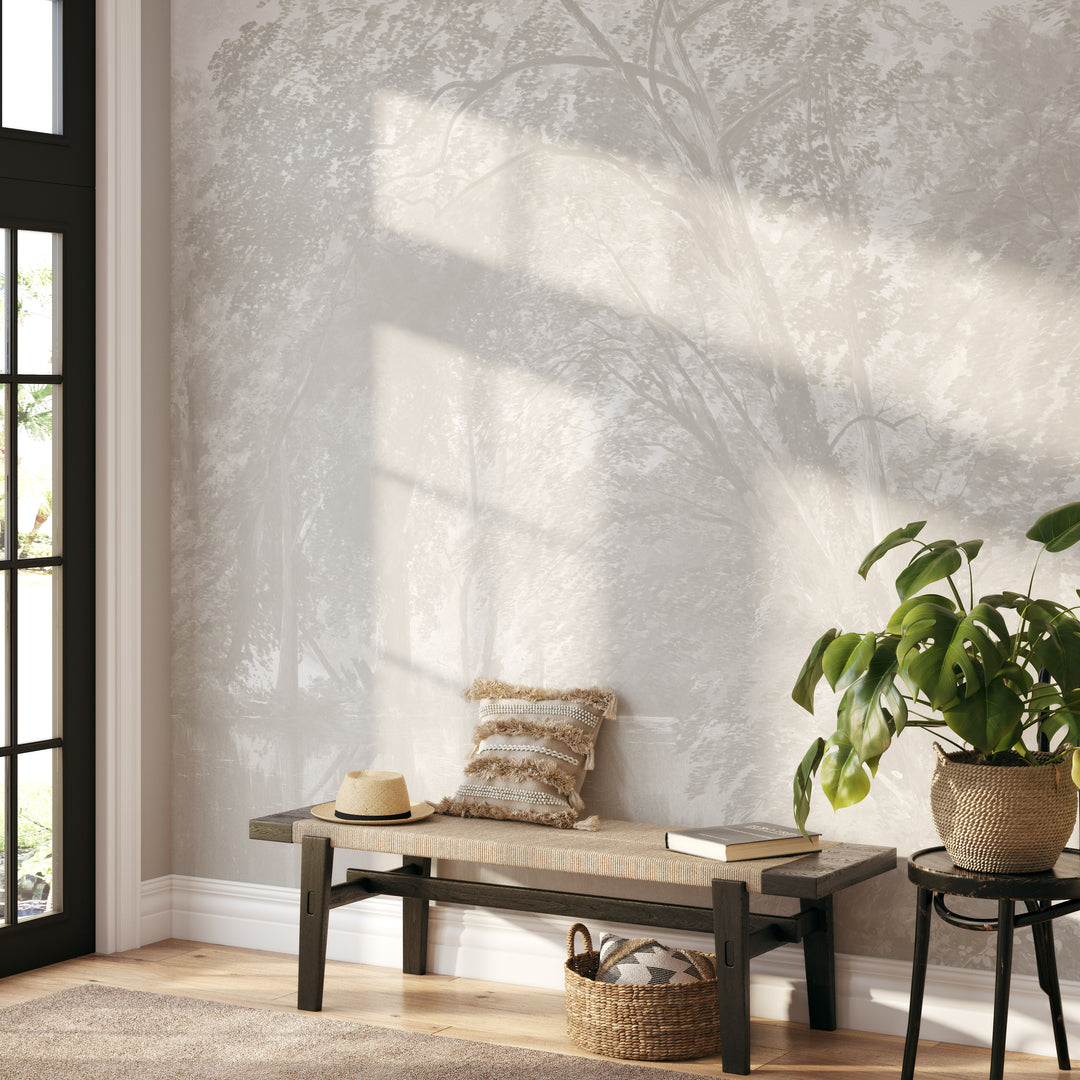 Light Wildwood Reverie Wallpaper Mural