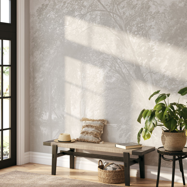 Light Wildwood Reverie Wallpaper Mural